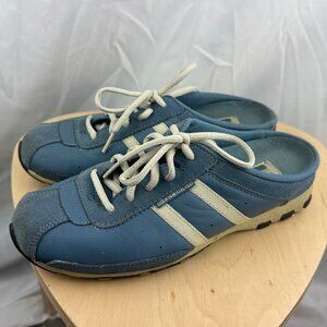 Rare Vintage Sketchers Suede Shoe Slides